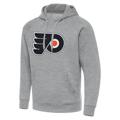 NHL Philadelphia Flyers Antigua Big & Tall Victory Pullover Hoodie - Heather Gray