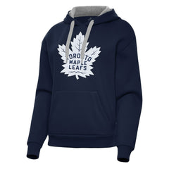 NHL Toronto Maple Leafs Antigua Women's Victory Pullover Hoodie - Navy