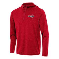 NHL Washington Capitals Antigua Tidy Quarter-Zip Hoodie - Heather Red
