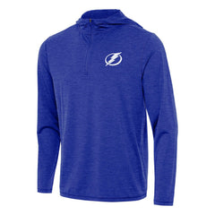 NHL Tampa Bay Lightning Antigua Tidy Quarter-Zip Hoodie - Heather Royal