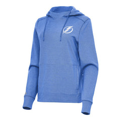 NHL Tampa Bay Lightning Antigua Women's Justice Pullover Hoodie - Heather Royal