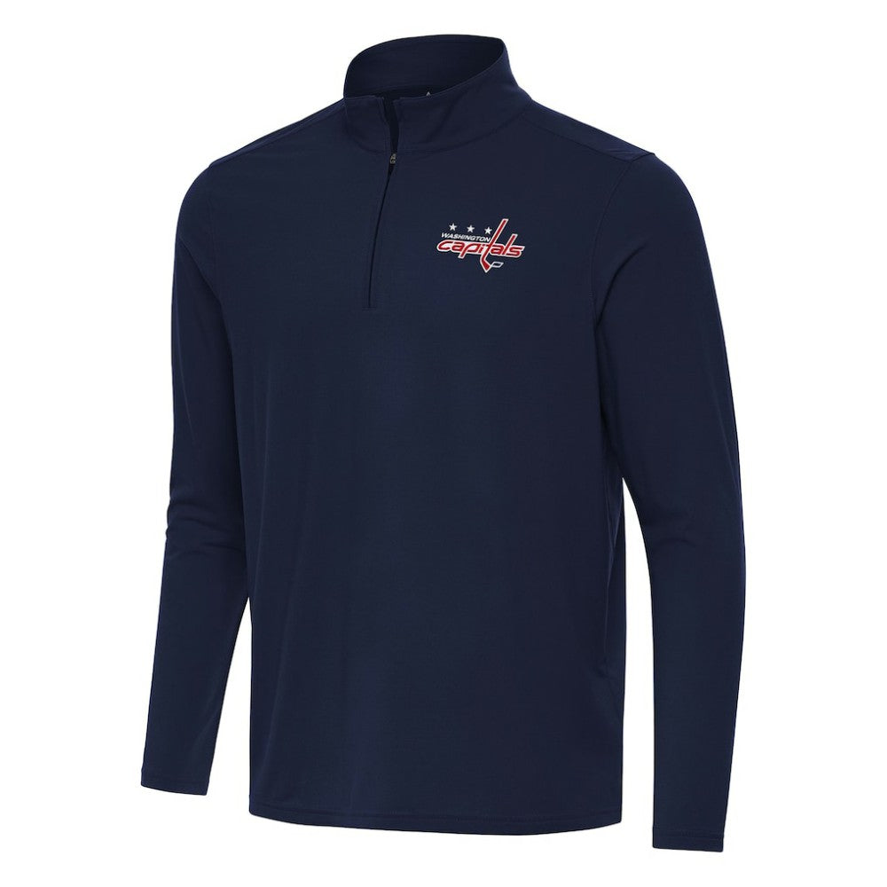 NHL Washington Capitals Antigua Intent Quarter-Zip Top - Navy