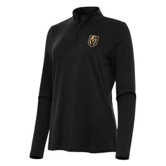 NHL Vegas Golden Knights Antigua Women's Reprocess Quarter-Zip Top - Black