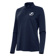 NHL Tampa Bay Lightning Antigua Women's Reprocess Quarter-Zip Top - Navy