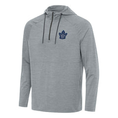 NHL Toronto Maple Leafs Antigua Spikes Quarter-Zip Hoodie - Heather Gray