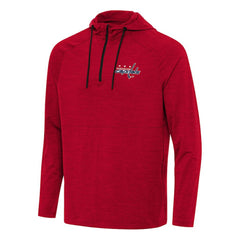 NHL Washington Capitals Antigua Spikes Quarter-Zip Hoodie - Heather Red