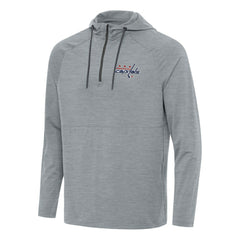 NHL Washington Capitals Antigua Spikes Quarter-Zip Hoodie - Heather Gray