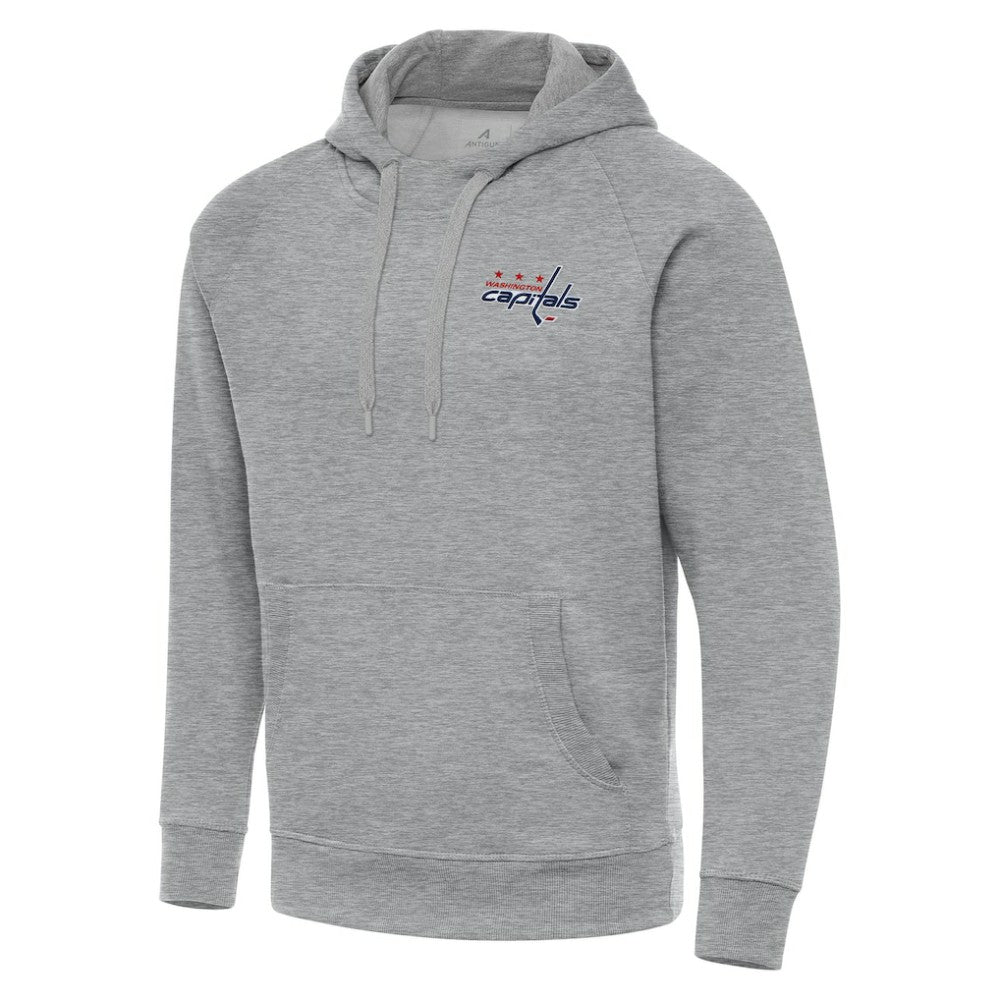 NHL Washington Capitals Antigua Big & Tall Victory Pullover Hoodie - Heather Gray