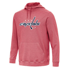 NHL Washington Capitals Antigua Cloud Pullover Hoodie - Heather Red