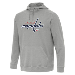NHL Washington Capitals Antigua Cloud Pullover Hoodie - Heather Gray