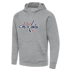 NHL Washington Capitals Antigua Big & Tall Victory Pullover Hoodie - Heather Gray
