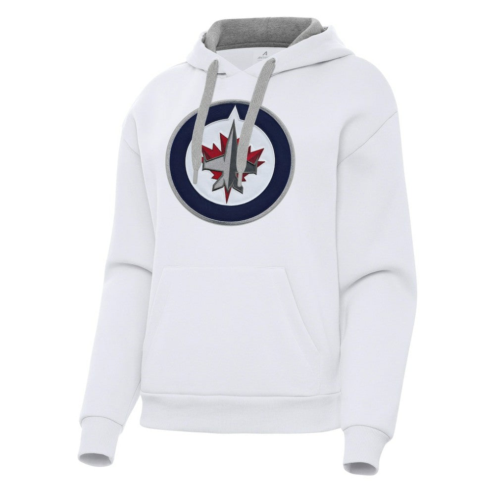 NHL Winnipeg Jets Antigua Women's Victory Pullover Hoodie - White