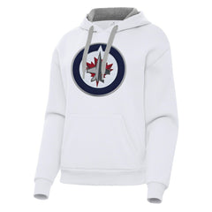 NHL Winnipeg Jets Antigua Women's Victory Pullover Hoodie - White