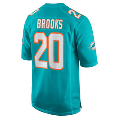 NFL Jordyn Brooks Miami Dolphins Game Jersey - Aqua