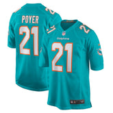 NFL Jordan Poyer Miami Dolphins Game Jersey - Aqua