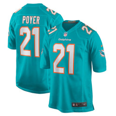 Jordan Poyer Miami Dolphins Game Jersey Aqua