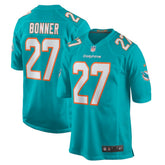 NFL Ethan Bonner Miami Dolphins Game Jersey - Aqua