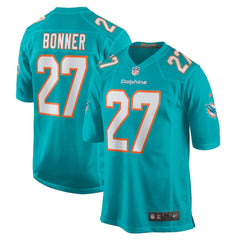 NFL Ethan Bonner Miami Dolphins Game Jersey - Aqua