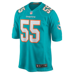 NFL Aaron Brewer Miami Dolphins Game Jersey - Aqua
