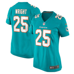 NFL Jaylen Wright Miami Dolphins Women's Game Jersey - Aqua