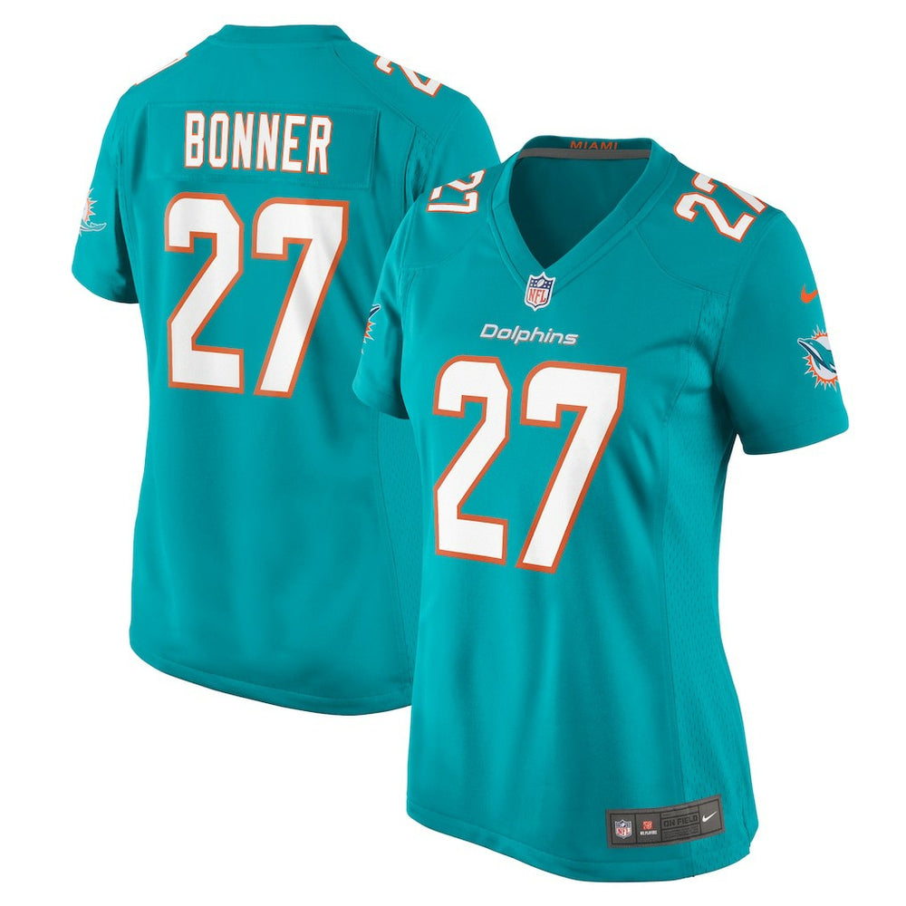 NFL Ethan Bonner Miami Dolphins Women's Game Jersey - Aqua