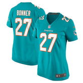 NFL Ethan Bonner Miami Dolphins Women's Game Jersey - Aqua