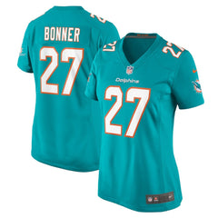 NFL Ethan Bonner Miami Dolphins Women's Game Jersey - Aqua