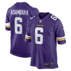 NFL Brian Asamoah II Minnesota Vikings Game Jersey - Purple