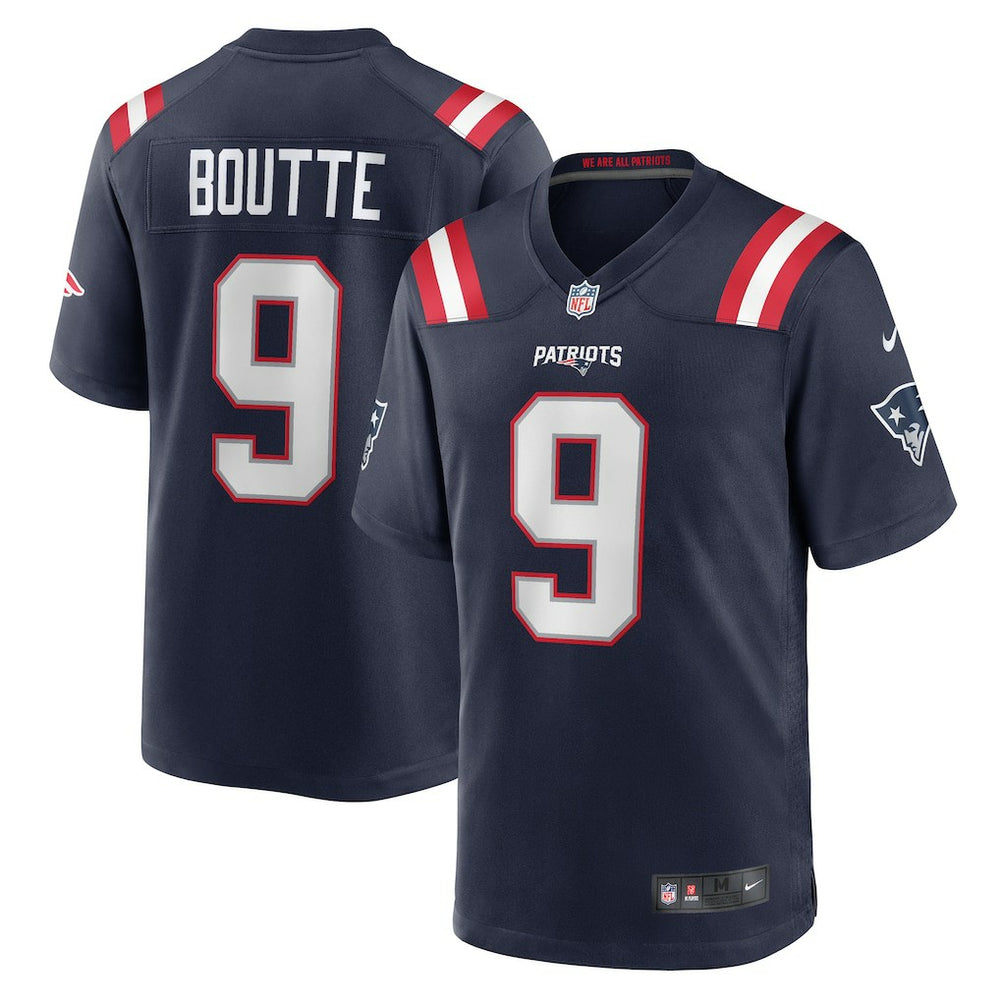 NFL Kayshon Boutte New England Patriots Game Jersey - Navy