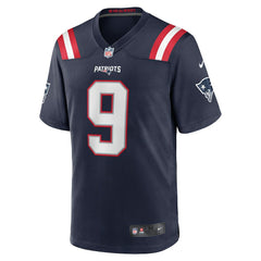 NFL Kayshon Boutte New England Patriots Game Jersey - Navy
