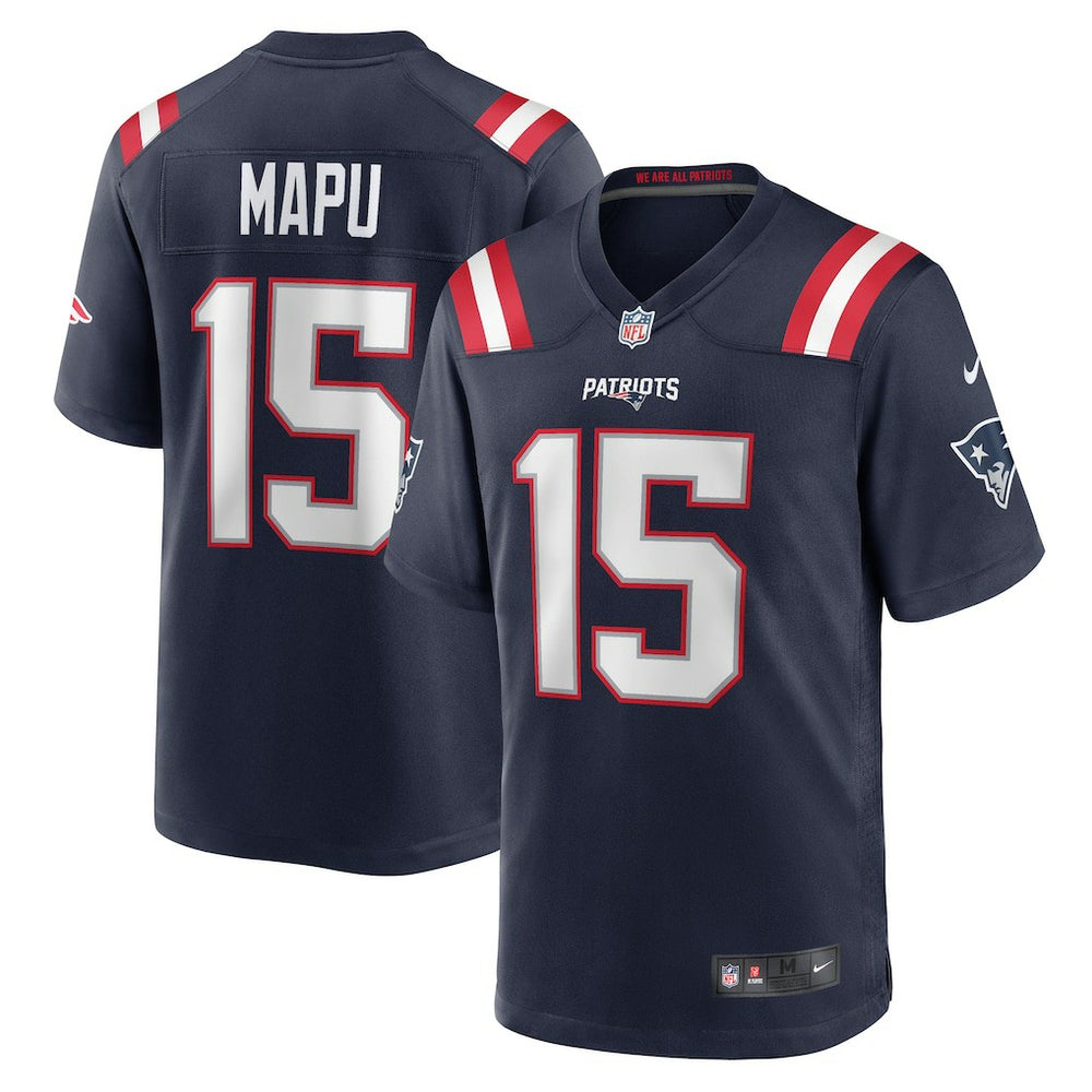NFL Marte Mapu New England Patriots Game Jersey - Navy