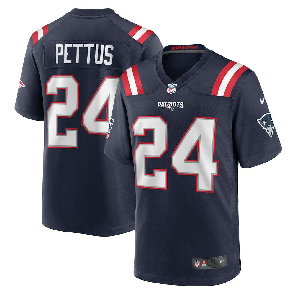 NFL Dell Pettus New England Patriots Game Jersey - Navy