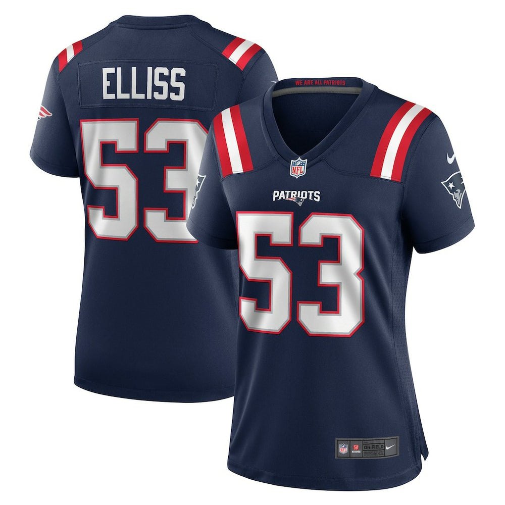 NFL Christian Elliss New England Patriots Women's Game Jersey - Navy