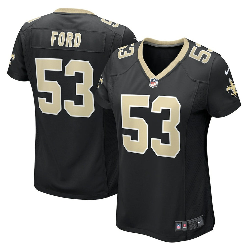 NFL Jaylan Ford New Orleans Saints Women's Game Jersey - Black