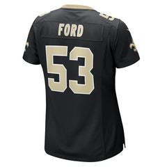 NFL Jaylan Ford New Orleans Saints Women's Game Jersey - Black