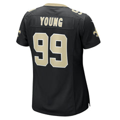 NFL Chase Young New Orleans Saints Women's Game Jersey - Black