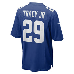 NFL Tyrone Tracy Jr. New York Giants Team Game Jersey - Royal