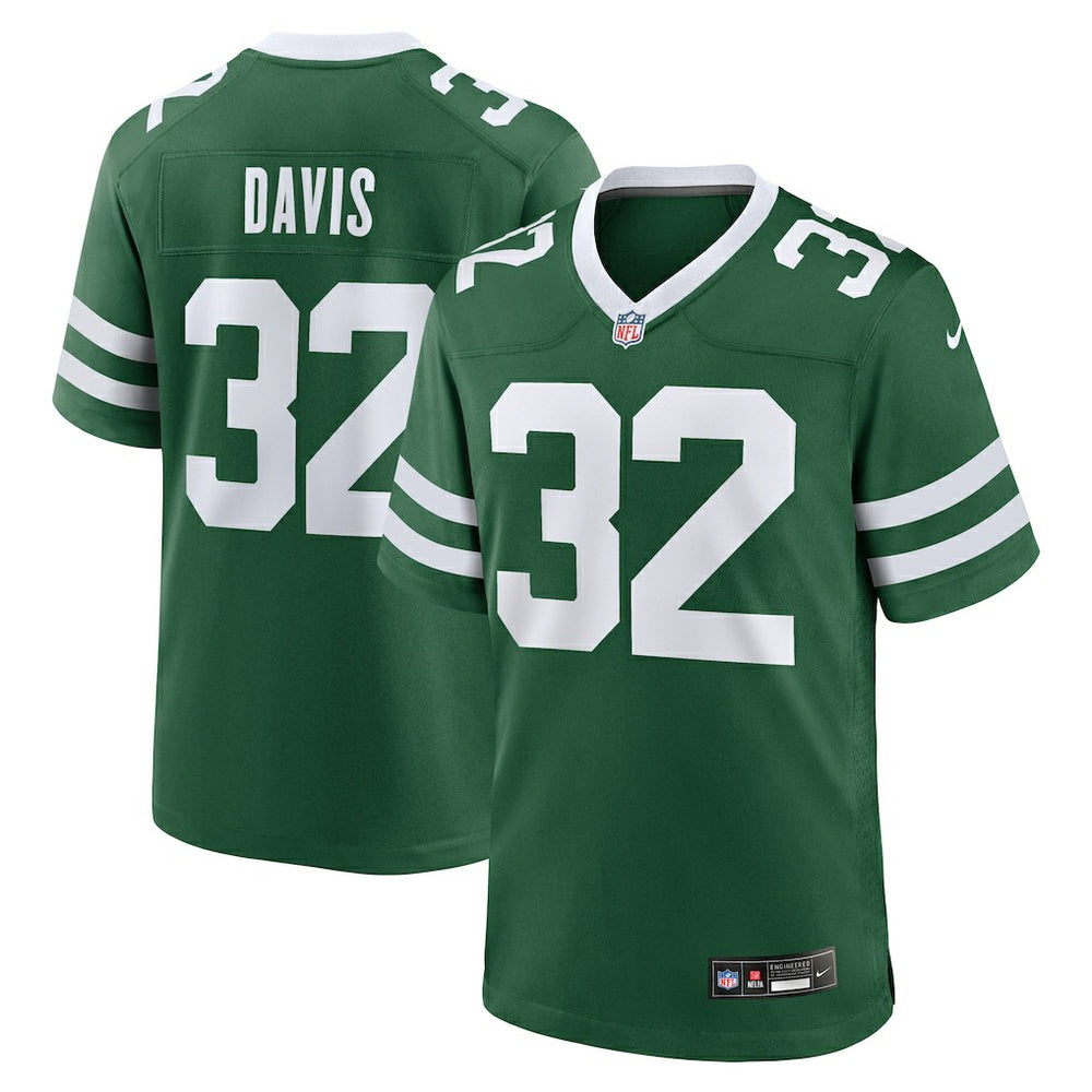 NFL Isaiah Davis New York Jets Team Game Jersey - Legacy Green