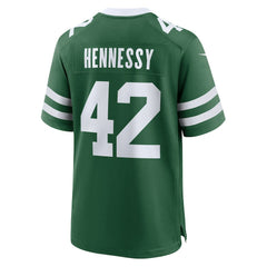 NFL Thomas Hennessy New York Jets Team Game Jersey - Legacy Green