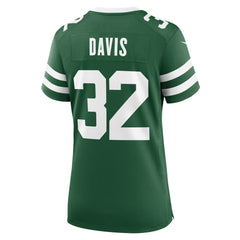 NFL Isaiah Davis New York Jets Women's Game Jersey - Legacy Green