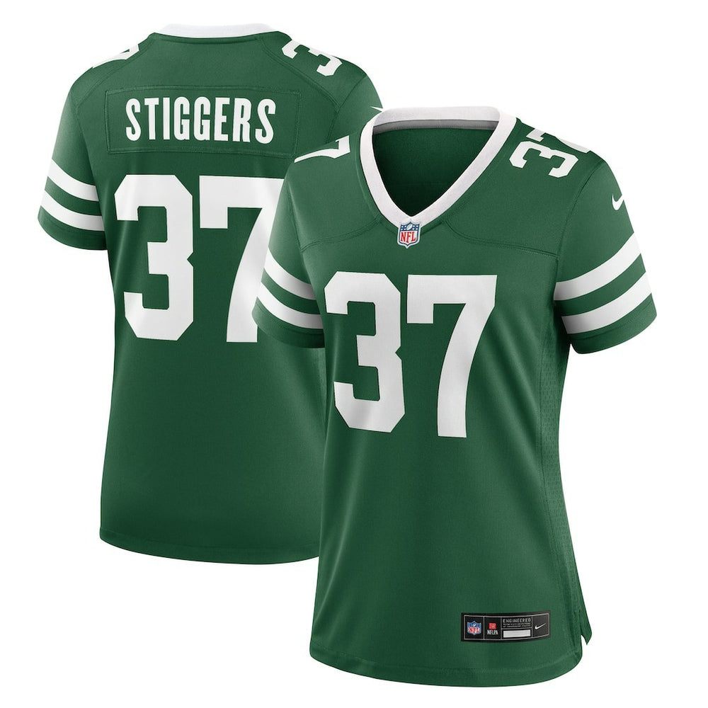 NFL Qwan'tez Stiggers New York Jets Women's Game Jersey - Legacy Green
