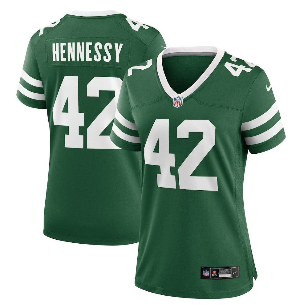 NFL Thomas Hennessy New York Jets Women's Game Jersey - Legacy Green