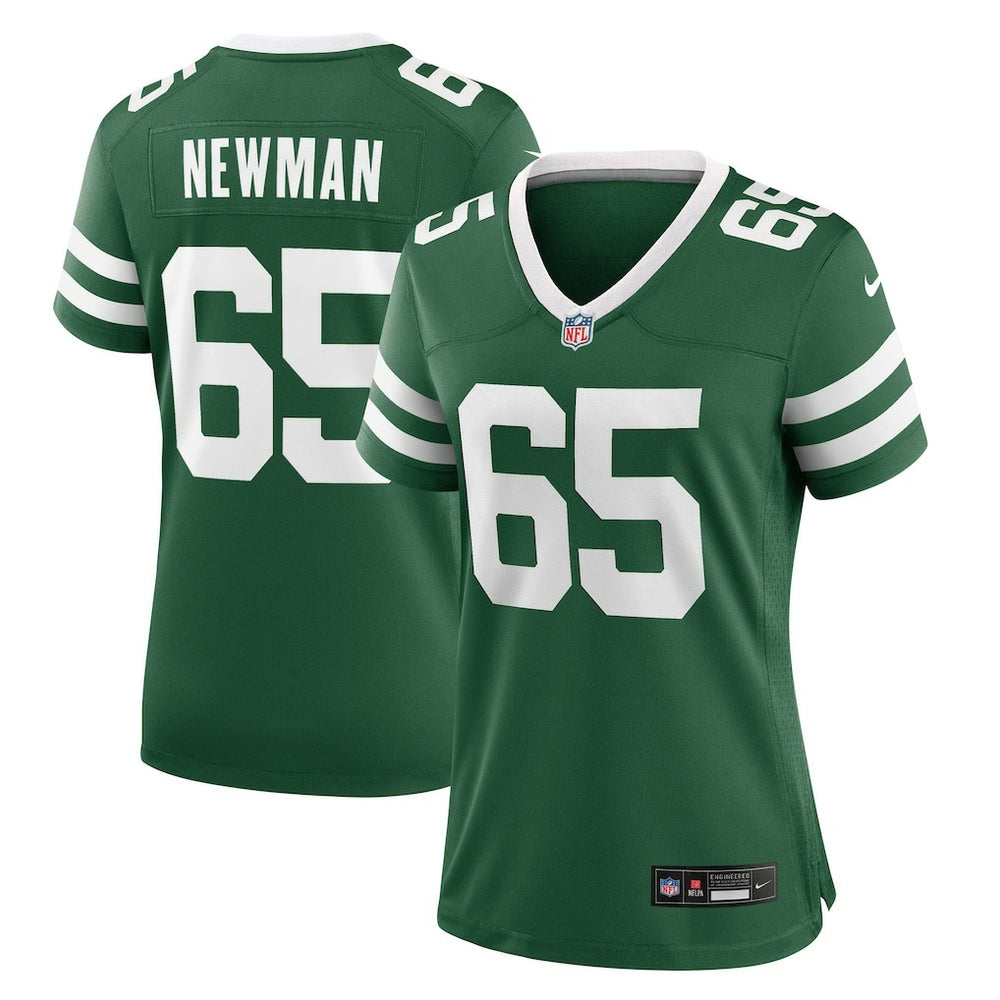 NFL Xavier Newman New York Jets Women's Game Jersey - Legacy Green
