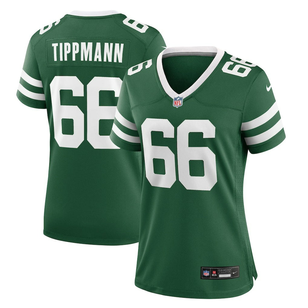 NFL Joe Tippmann New York Jets Women's Game Jersey - Legacy Green
