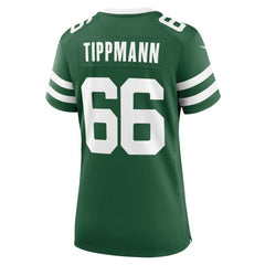 NFL Joe Tippmann New York Jets Women's Game Jersey - Legacy Green