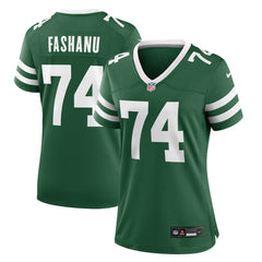 NFL Olu Fashanu New York Jets Women's Game Jersey - Legacy Green