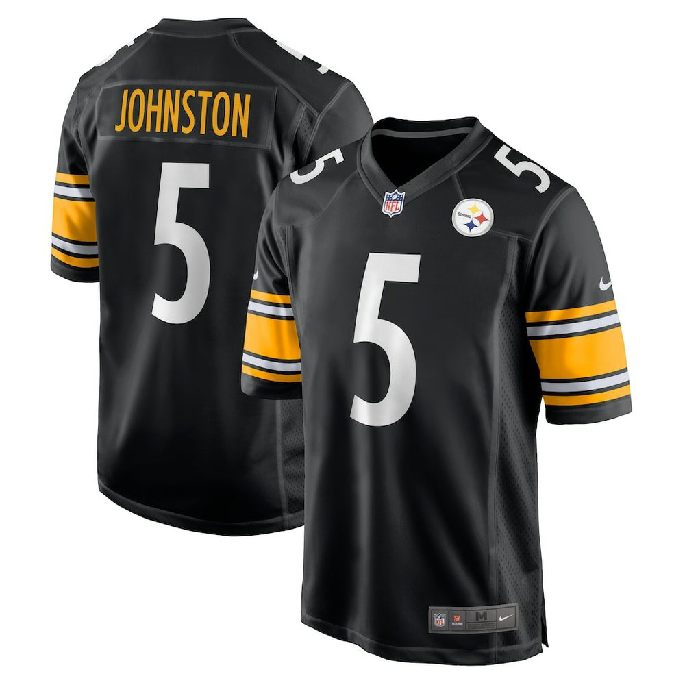 NFL Cameron Johnston Pittsburgh Steelers Game Jersey - Black