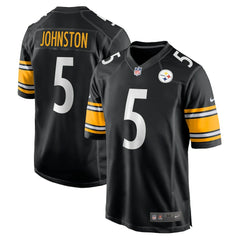 NFL Cameron Johnston Pittsburgh Steelers Game Jersey - Black