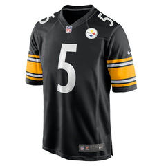 NFL Cameron Johnston Pittsburgh Steelers Game Jersey - Black