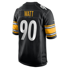 NFL T.J. Watt Pittsburgh Steelers Game Jersey - Black